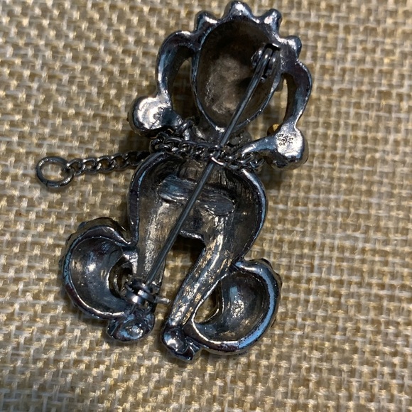 Patriotic poodle brooch - Picture 4 of 6
